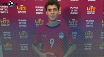 حمزة عبد الكريم يتوج بلقب أفضل لاعب في مباراة الناشئين ضد فنزويلا